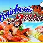 Logotipo Cevichería Los 3 Plebes