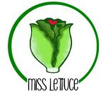 Logotipo Vegan Miss Lettuce
