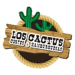 Logotipo Los Cactus Cortes & Hamburguesas