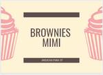 Logotipo Brownies Mimi
