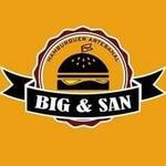 Logotipo Big + San Hamburgueria