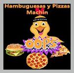 Logotipo Pizzas y Hamburguesas Machin