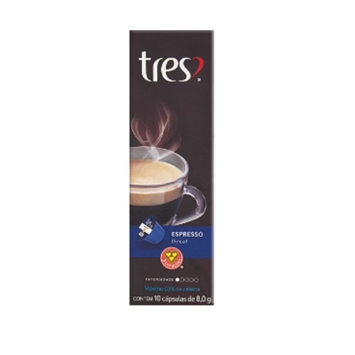 Capsula de Café Descafeinado 3 Corações Com 10un - Supermercado Brait ...