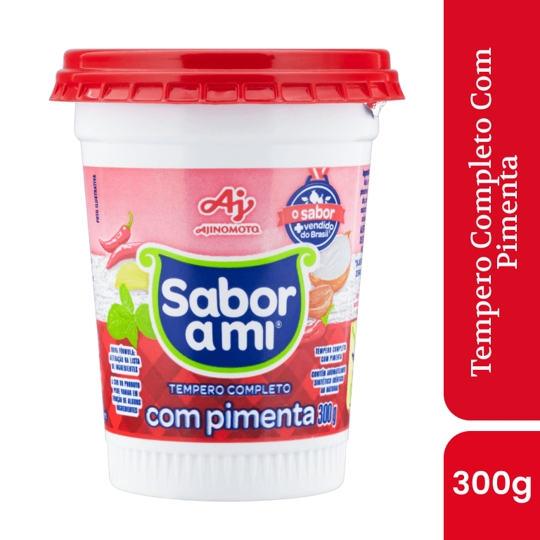 Tempero Completo Com Pimenta Sabor A Mi Pote 300g - Supermercado Brait ...