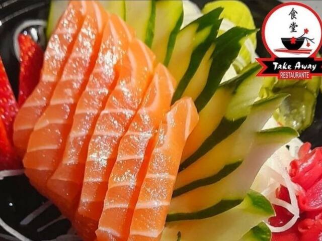 Sashimi salmão 8 peças