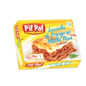 Lasanha de Frango Pif Paf Molho Rosé 650g