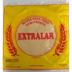 Massa para Pizza Extralar Semi Pronta 160g