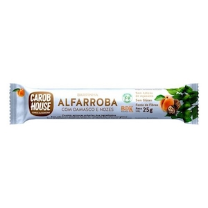 Alfarroba com Damasco e Nozes Carob House 25g