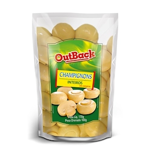 Champignon Inteiros Outback Embalagem 170g