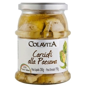 Alcachofra Colavita Cortada e Temperada Vidro 280g