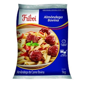 Almondega Bovina Friboi 1kg