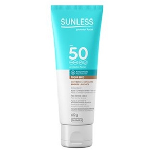 Base Sunless Protetor Solar Facial Fps50 Médio 60g