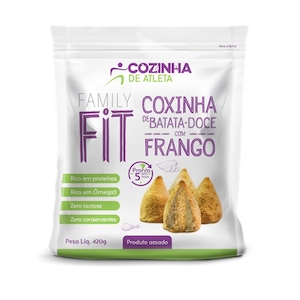 Coxinha Batata Doce com Frango Cozinha de Atleta Pacote 420g