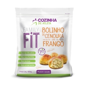 Bolinho de Cenoura com Frango Cozinha de Atleta 420g