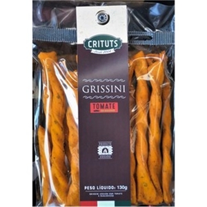 Biscoito Grissini Tomate com Manjericão Crituts 130g