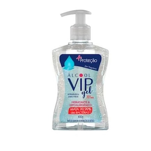 Álcool Gel Antisséptico Vip 400ml