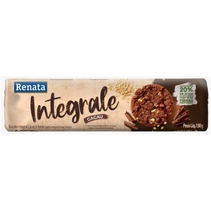 Biscoito Integrale Cacau/aveia Renata 150g