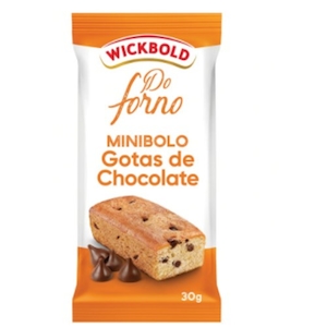 Bolinho Gotas de Chocolate do Forno Wickbold 30g