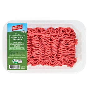 Carne Moída Bovina Orgânica Wessel 400g
