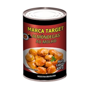 Almôndega Ao Molho Target Lata 420g