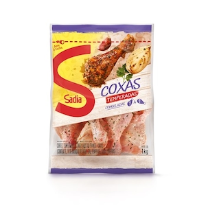 Coxas de Frango Temperadas Sadia Na Medida Congelado Embalagem 1kg