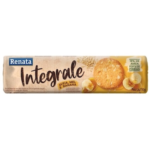 Biscoito Integral Aveia, Mel e Banana Renata 150g