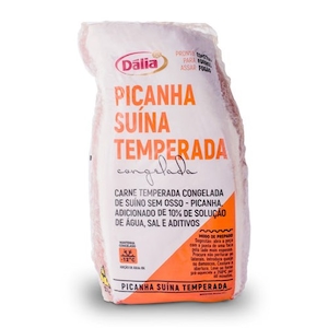 Carne Picanha Suina Temperada Congelada Dalia Kg