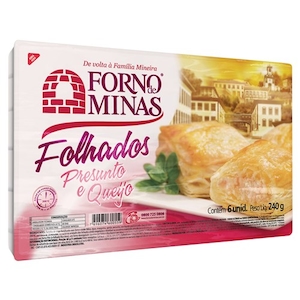 Folhado Presunto e Queijo Forno de Minas