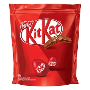 Mini Ovos de Chocolate Ao Leite Kitkat Nestlé Pouch 90g