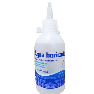 Água Boricada 3% Uniphar Frasco com 100ml