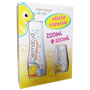 Sabonete Líquido Infantil Dermacyd Frasco 200ml + Frasco 100ml