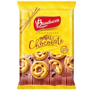Biscoito Doce Bauducco Gotas de Chocolate 335g