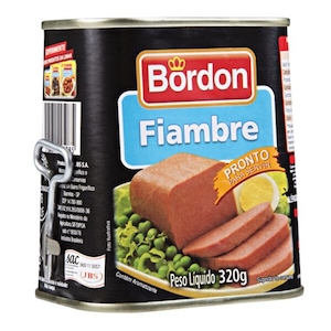 Fiambre de Carne Bovina Bordon Lata 320g