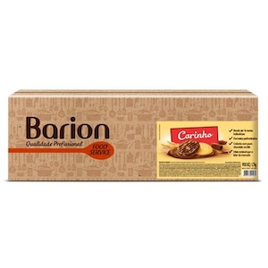 Biscoito Carinho Amanteigado com Cobertura de Chocolate Barion 1,7kg