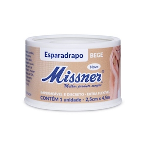 Esparadrapo Impermeável Bege 2,5x4,5m Missner Un