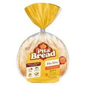 Pão Sírio Extra Fino Pita Bread 320g