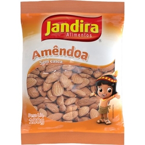 Amêndoa Jandira sem Casca Pacote 100g