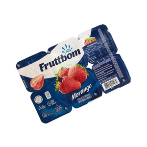 Bebida Láctea Sabor Morango Fruttbom Cartela 540g