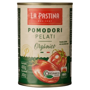 Tomate Pomodori Pelati Orgânico La Pastina 400g