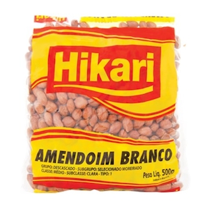 Amendoim Branco Hikari Embalagem 500g