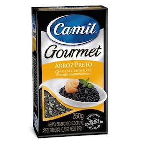 Arroz Preto Camil Gourmet Caixa 250g