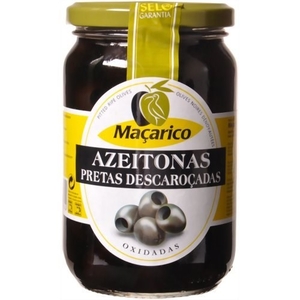 Azeitona Preta Maçarico Descaroçadas Vidro 210g