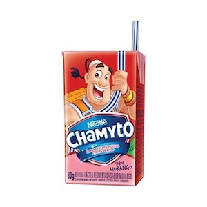 Iogurte Nestlé Chamyto Morango Embalagem 80g