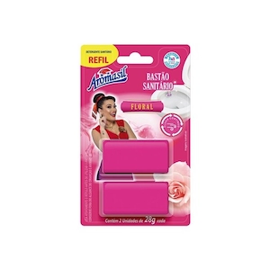 Bastão Sanitário Floral 28g Refil Aromasil 2un