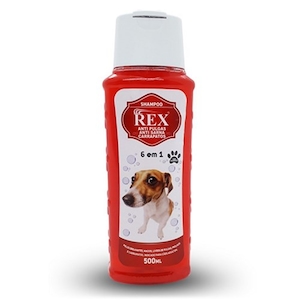 Shampoo para Cães Anti Pulga Rex 500ml