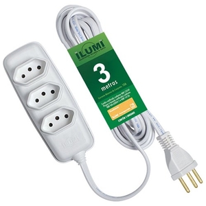 Extensão Ilumi 2p+T 10a 3m 1 Un
