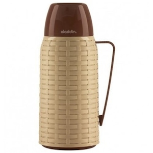 Garrafa Térmica Aladdin Rattan Marrom 1l 1 Unidade