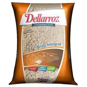 Arroz Integral Dellarroz Tipo 1 Embalagem 5kg