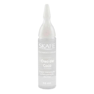 Ampola de Tratamento Capilar Skafe Óleo de Coco Embalagem 10ml