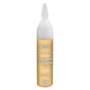 Ampola de Tratamento Capilar Skafe Crescimento Fortalecido Embalagem 10ml